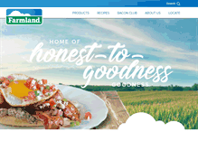 Tablet Screenshot of farmlandfoods.com